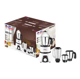 National PROMAX 750W Mixer Grinder 3 Stainless Steel Jars 3 Speed Overload Protection ABS Body Wet Dry Chutney Grinder