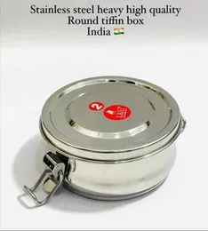 Stainless Steel Lunch Box / Tiifin Basket With Curry Bowl Warm Food Container