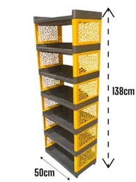 SmartStack Organizer VersaRack Pro Stylish Space Saver Elite Storage Rack