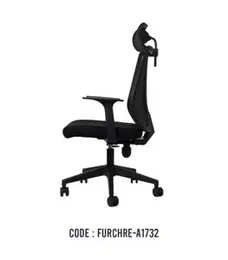BLACK HIGH-BACK MESH MANAGER CHAIR A1732