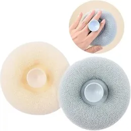 Multicolour 2 PCS Suction Cup Bath Ball, Super Soft Sunflower Suction Cup Bath Ball Shower Sponge Exfoliating Shower Ball