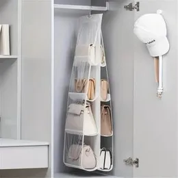Handbag Storage Hanging Purse Organizer Bedroom Organization Dust-Proof Holder Bag for Wardrobe Closet