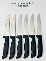 24cm 6-piece stainless steel kitchen knife set