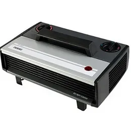 USHA Room Heater HC812T 2000W Heat Convector Twin Turbo Fan Instant Heating 3 Heat Settings Adjustable Thermostat Overheat Protection Tip Over Switch