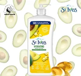 St. Ives Hydrating Vitamin E & Avocado Body Lotion (621ml)