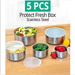 Stainless Steel Fresh Storage Box â 5 Piece Set