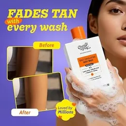 Chemist At Play Exfoliating Body Wash 236ml|4% (Salicylic Acid,Vitamin E & Lactic Acid)|Paraben & SLS Free|Gentle Exfoliating Shower Gel|Removes Tan &