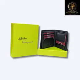Genuine Leather Slim Trifold Wallets For Men Salvatore