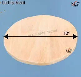 Cutting Board  Wooden Round Cutting Board