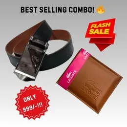 Premium Men's Wallet & Belt Combo | Stylish Leather Wallet & Adjustable Belt for Men | Best Gift Set | Fast Selling Offer | Belt & Wallet 2 in 1 COMBO