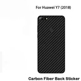 Carbon Fibre back sticker For Huawei Y7 2018