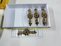 Metal Stone Hair Barrette Clip