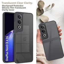 Fashionury Colored Transparent Back Cover for OnePlus Nord CE 4 5G | Camera Protection Bump | Shockproof Design | Colored TPU | Bumper Case for OnePlu
