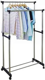 Double Pole Cloth Rack