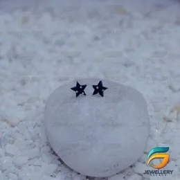 Star White Dot in Black Earrings Fancy and Stylish For Girl & Women..