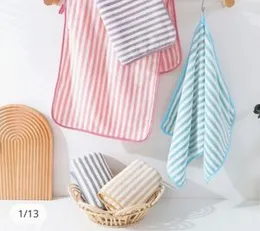 Absorbent Stripe Facial Care Towel Soft Microfiber 34cm by 74cm (5 pcs)