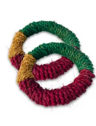 Kitchen Hot Pan Pot Stand Natural Coloured Coir Ropes Round Trivet Holder.