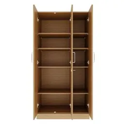 Book Rack with cupboard 80cm x 40cm x 184cm piyestra product damro group warranty