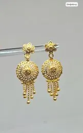 22k gold plated Indian hanging earrings