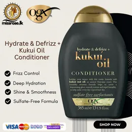 OGX Kukui Oil Conditioner for Frizzy Hair, 385ml