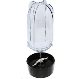 Magic Bullet Blender Medium Cup with Flat Blade Grinder Base MB1001