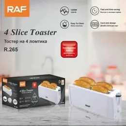RAF 4-Slice Compact Pop Up Toaster for Home Kitchen Easy to Clean Perfect Toast Every Time