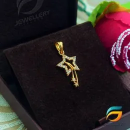 Gold Plated New Star Theme Pendant Fashion and Stylish New Design With Stone For Women.