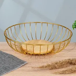Gold Fruit Bowl 28cm (3 Designs)