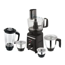 Richsonic Food Pro RSMG-2046 750W Mixer Grinder 13-in-1 Food Processor Coconut Scraper 4 Jars Multi-Function ABS Body Wet Dry Chutney Grinder