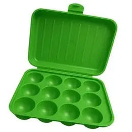 Durable 12-Slot Plastic Egg Storage Box with Lid