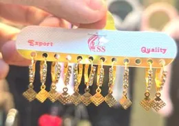 Elegant Stone Thagadu Type Gold Earrings for Women & Girls â Traditional Stylish Design