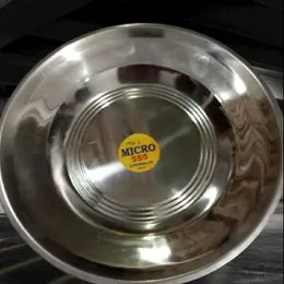 Stainless Steel Lunch / Dinner 23cm Plate ,Table Silver Plates