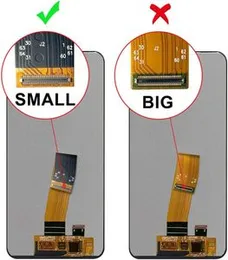 Samsung Galaxy A01 Small connector Display With Frame.