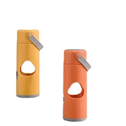 Portable Transparent Water Glass Bottle | 500ml Heat-Resistant Borosilicate Glass Cup