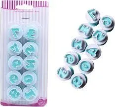 Number Fondant Cake & Cookie Mold