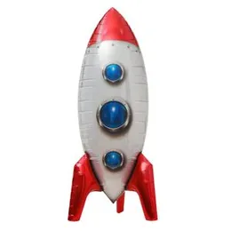 32" Foil Space Ship Rocket Balloon Happy Birthday Party things