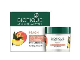 BIOTIC ADVANCED AYURVEDA PEACH Clarifying & Refining Peel-Off Mask For All Skin Types