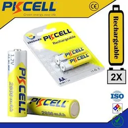 PKCELL NiMH Rechargeable Battery AA 2600mAh 2 pcs