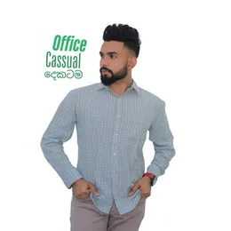 Premium Cotton Long sleeve Check Design Shirt â Office and Casual #4