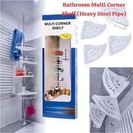 Bathroom Multi Corner Shelf (Heavy Steel Pipe)