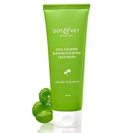 DOT&KEY SKINCARE CICA CALMING BLEMISH CLEARING GEL FACE WASH salicylic & green tea
