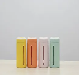 Welour 3-in-1 Smart Tumbler Glass Water Bottle 420ml Phone Holder Leakproof Textured Grip