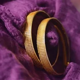 gold plated box cut  bangle.