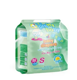 Pretty Baby Diapers for Boys  Girls - Size S (3-6 kg) - 16 Pcs