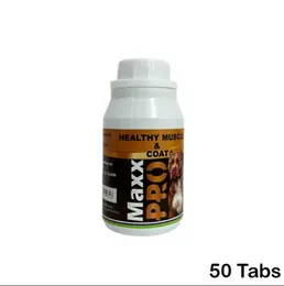 Greenvet Maxx Pro â 50 Tablets Brewerâs Yeast, Vitamin B & Mineral Supplement for Healthy Muscles & Coat in Dogs