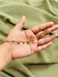 Gold Plated Flower Drop Beautiful Bracelet for Women & Girls