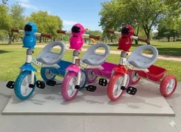 YST Kids Tricycle with Robot Handlebar & Rear Storage â Colorful Ride-On Toy for Toddlers