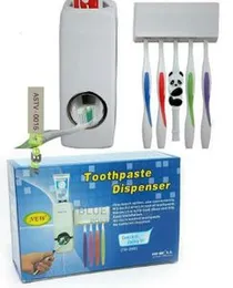 tooth paste dispenser AUTOMATIC TOOTHPASTE DISPENSER WITH TOOTHBRUSH HOLDER