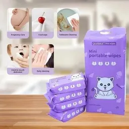 Mini portable wipes 64pcs