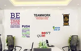 Decal O Decal Life Inspiration Quotes Self Adhesive Wall Sticker (Pack of 4) (FROM INDIA FAAZ)